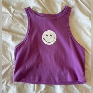 Custom “Lightning Smiley” Tank Top